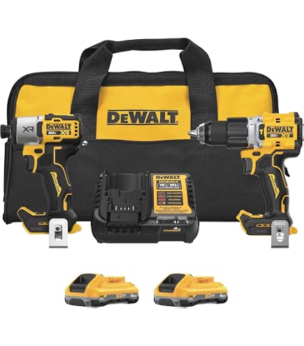 Amazon | DEWALT(デウォルト) 20V MAX ドリル&インパクトドライバー