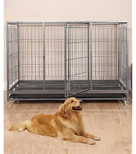 Amazon.co.jp: 小型大型犬用クレート、犬用ベビーサークル、特大