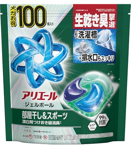 Amazon | 【P&G】アリエール ジェルボール 4D 部屋干し用 つめかえ用