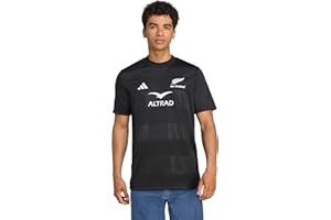 Adidas Men's Performance Sports Rugby All Blacks Supporter, Jersey