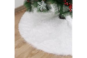 クリスマスツリースカート YOAYAO クリスマス飾り 78/90/120CM 円形 ツリー足元隠し 可愛いツリースカート豪華 ベースカバー オーナメント クリスマスツリー 飾り 無地 ホワイト