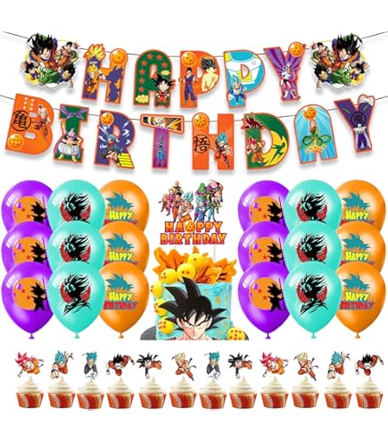 Amazon.co.jp: はたらく細胞 誕生日 飾り付け パーティー セット 漫画