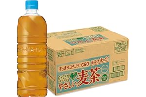 GREEN DA・KA・RA(グリーンダカラ) サントリー やさしい麦茶 ラベルレス お茶 ペットボトル 680ml ×24本 まとめ売り実施中