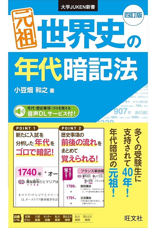 まる　世界史編のみ 音声DL付 ゴロ合わせ世界史 まるごと年代暗記200」平尾雅規
