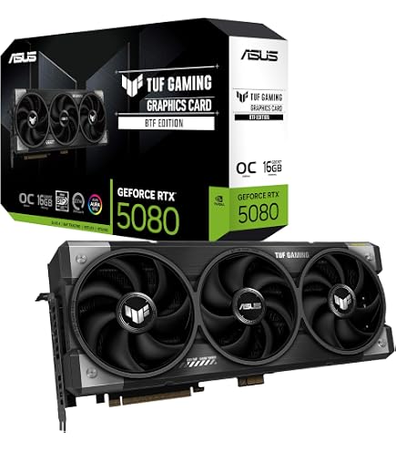 グラフィックボード・グラボ・ビデオカード ASUS RTX5080 TUF GAMING 16GB Amazon | ASUS TUF Gaming GeForce RTX ™ 5080 16GB GDDR7 OC Edition