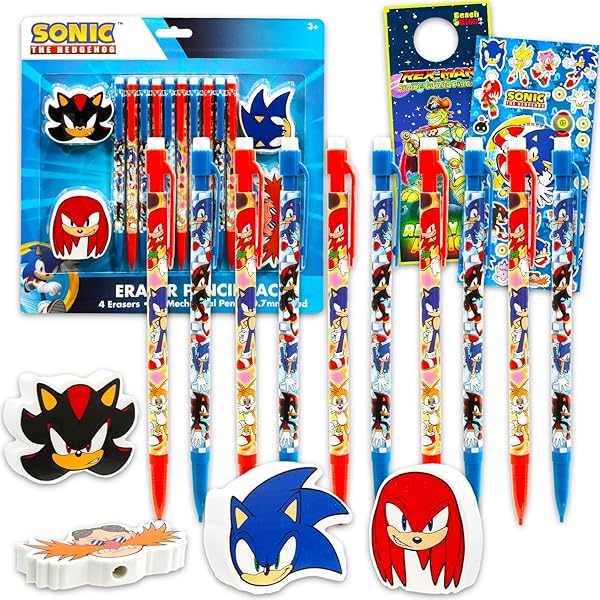 Amazon.co.jp: ソニック・ザ・ヘッジホッグ 鉛筆ケース 文房具付き