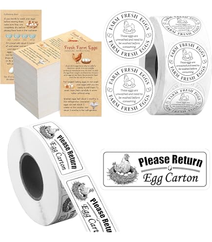 15 Sheets 180 Pcs Farm Fresh Unwashed Egg Carton Labels Self Adhesive Egg Carton Stickers Egg Packaging Stickers Egg Carton Stickers Farm Fresh Eggs