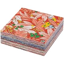 Amazon | 和紙かわ澄 千代紙 友禅和紙 7.5×7.5cm 100柄各1枚 100枚入