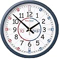 EasyRead Time Teacher Learn The Time School Classroom Past/to Wall Clock #ERCC-EN