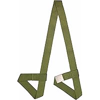 [TEEYAR] ヨガマット バンド/ヨガマットストラップ（ヨガマットベルト） 丈夫 調節可能なループ付き ほとんどのヨガマット用 160cm x 3.8cm (Yoga mat strap sling)