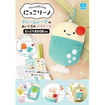 Amazon.co.jp: にっこりーノ クリームソーダのぬいぐるみパスケース
