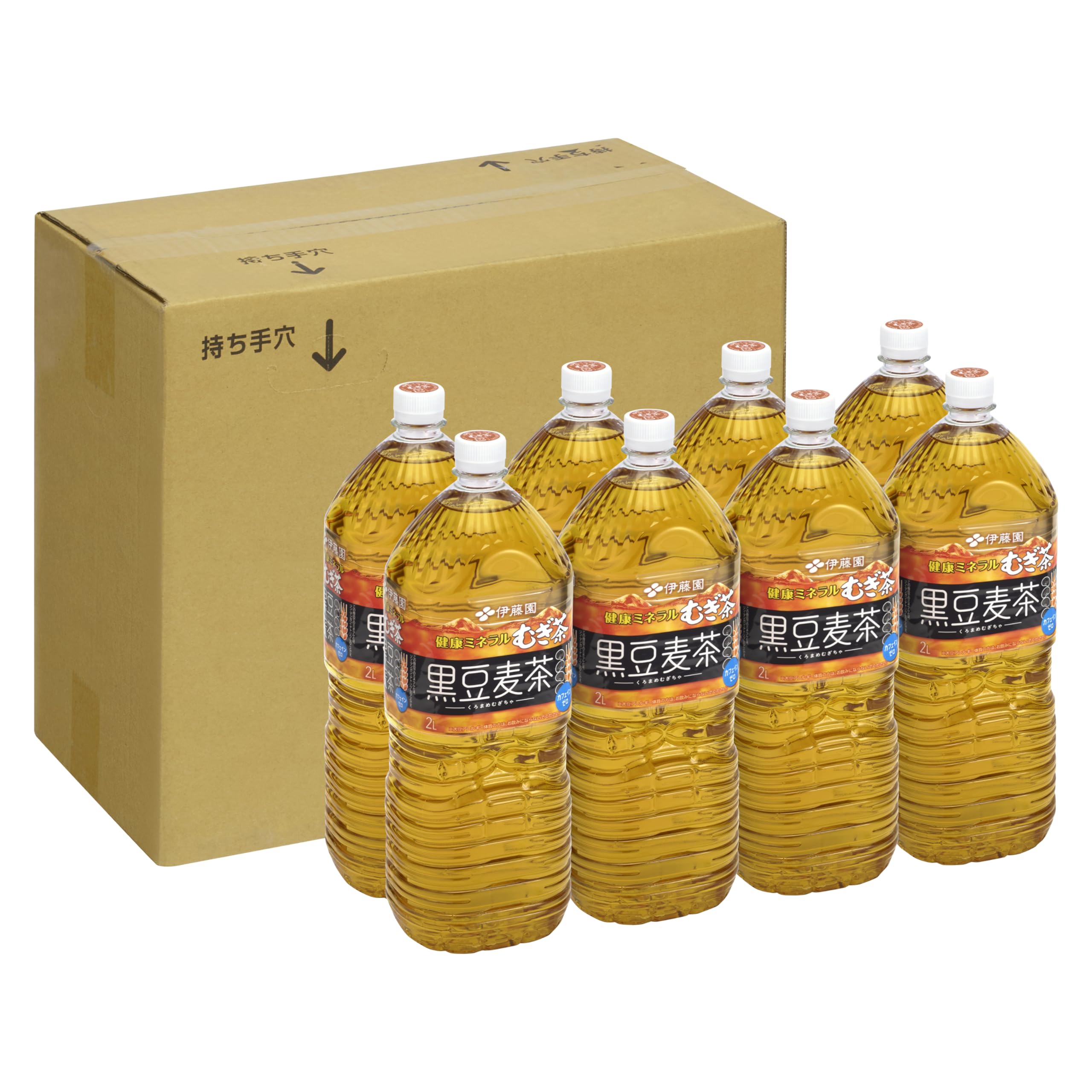 【ブラックフライデー】【63%OFF】【1,365円（定期便1,297円）】 伊藤園 健康ミネラルむぎ茶 黒豆麦茶 2L×8本