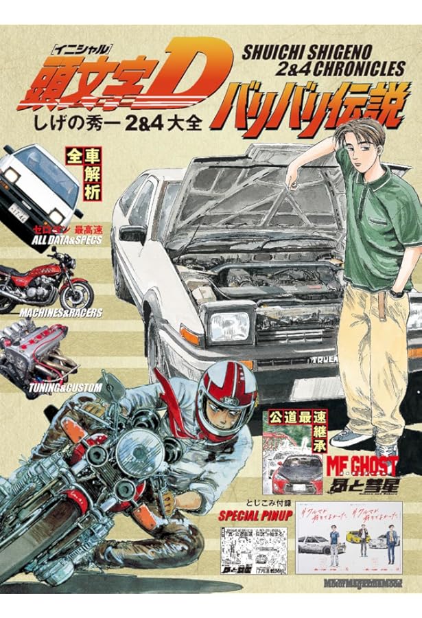 バリバリ伝説&頭文字D大解剖 しげの秀一の世界 (日本の名作漫画