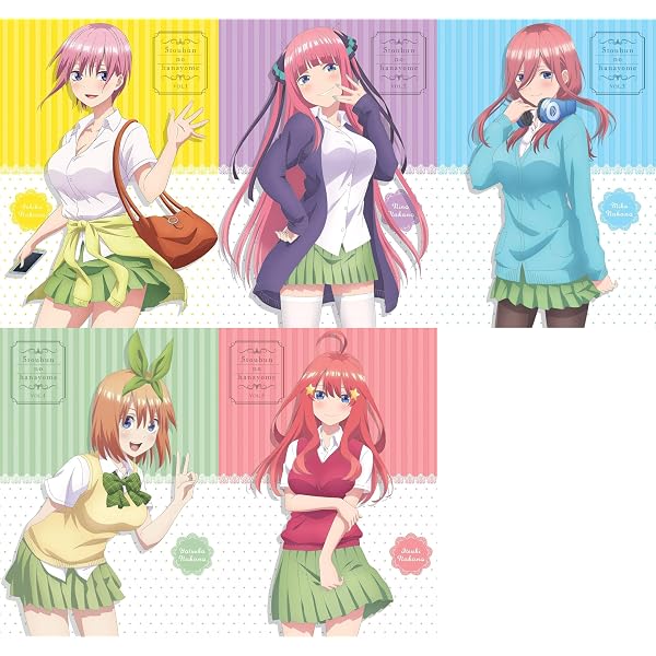 Amazon.co.jp: 【Blu-ray】五等分の花嫁∬ 全5巻セット : DVD