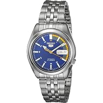 Amazon.co.jp: [セイコー] SEIKO 5 腕時計 自動巻き 海外モデル ブルー 