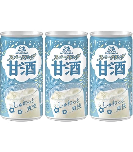 Amazon.co.jp: 森永製菓 冷やし甘酒スパークリング 190ml缶×30本入