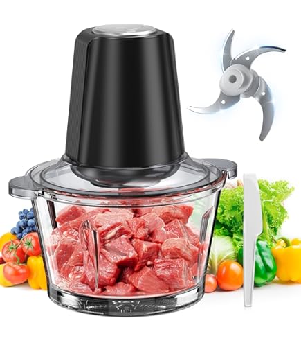 Amazon | フードプロセッサー 2L大容量 CEUKOZ 1台5役 (刻む・混ぜる