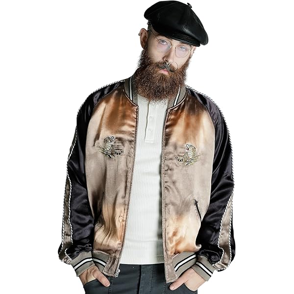 Amazon | [ショット] レーヨン エイジング スカジャン 782