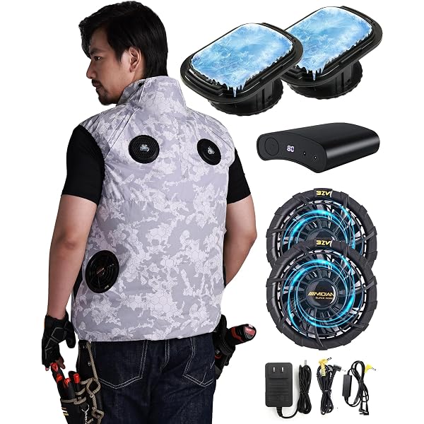 [MIDIAN] ペルチェ冷却服 長袖【2026業界独創 2つ冷却器&扇風機搭載 Amazon.co.jp: [MIDIAN] ペルチェ冷却服 長袖【2026業界独創 2つ冷却器