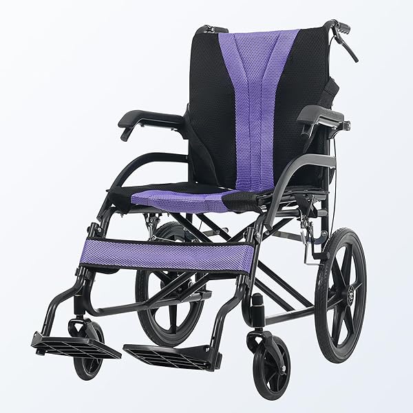 Amazon.co.jp: 【ブラック】OSJ 車椅子 折畳み 介助型 自立できる