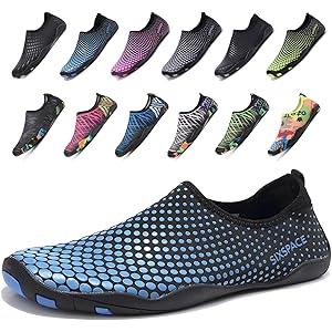 [SIXSPACE] マリンシューズ ウォーターシューズ 水陸両用 アクアシューズ シュノーケリング ビーチシューズ 軽量 通気 ヨガ サーフィン 男女兼用