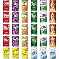 Amazon | 炭酸飲料 ミニ 缶 160ml 7種 C 計30本 詰め合わせ