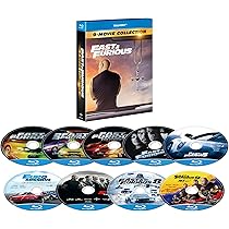 ワイルドスピード1〜8 DVD、5〜8はBlu-rayも付属 ワイルド・スピード 1-9 シリーズ・ブルーレイ・コレクション