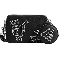 Amazon | Coach Charter クロスボディ 19 スケッチプリント付き