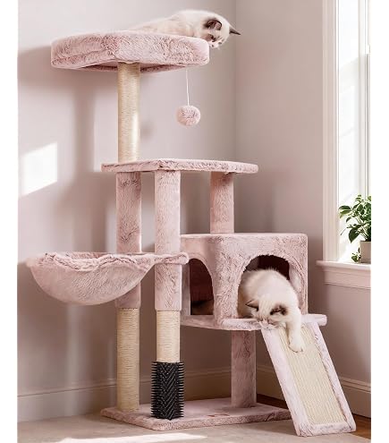 Amazon | 136cm猫タワーツリーpawalaya猫コンド家具活動センター猫の