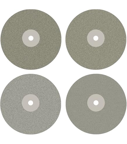 Uxcell Diamond Sanding Grinding Disc, 8-Inch (200mm) Grit 80 No Center Hole, Flat Lap Disk Polishing Discs Abrasive Wheel For Gemstone Tile Porcelain - View #7