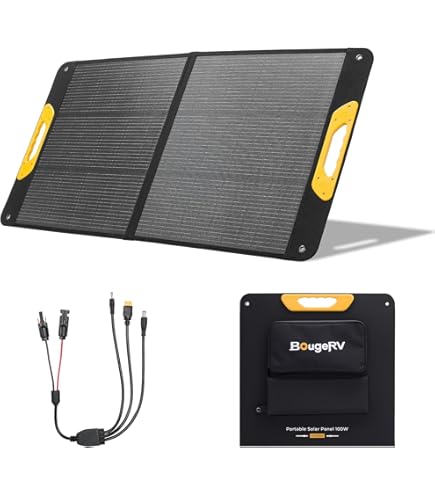 Amazon | EcoFlow 110W Portable Solar Panel, Foldable with Carry