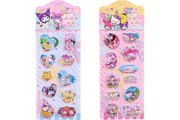 AAGWW 2枚 ウォーターシール ドロップ うるちゅるポップ 水シール 3D 立体 精巧な柄 エンボスステッカー 手帳用 装飾 DIY クリエイティブ 個性的 かわいい ギフト（セット 201）