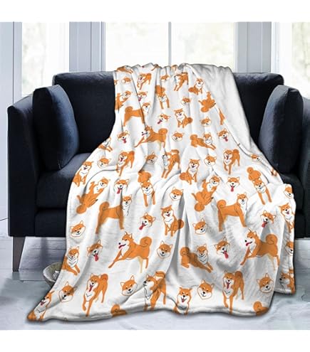 Amazon｜ジェラピケ 柴犬 ブランケット グレー 京都 広島 仙台限定