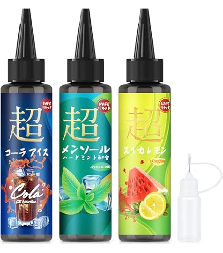 Amazon | 電子タバコ リキッド 3風味セット VAPE 50ml×3 大容量 爆煙