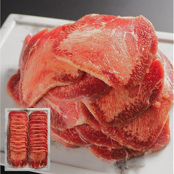 Amazon.co.jp: 牛タン スライス 3mm 焼肉用 塩タン ネギ塩 タン