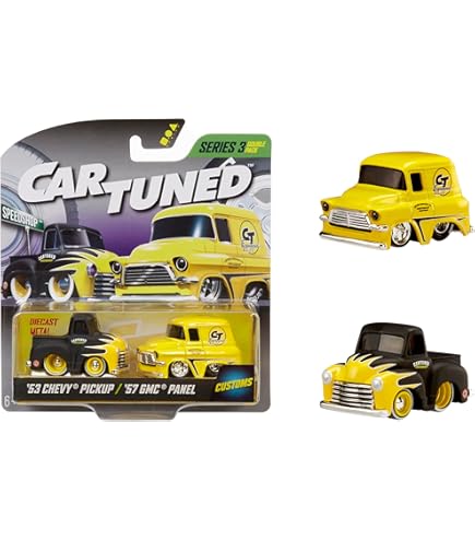 CarTuned Series 2-8 Pack, Diecast Vehicle, Ages 6+ Years