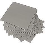 【Amazon限定ブランド】ボディテック(Bodytech) ジョイントマット 厚さ10mm・20mm 45cm×45cm 8枚入り トレーニング エクササイズマット