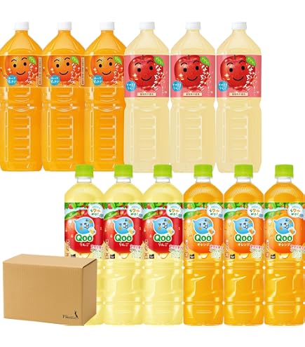 Amazon.co.jp: 【8本セット】なっちゃん オレンジ＆りんご 各1.5L×4本