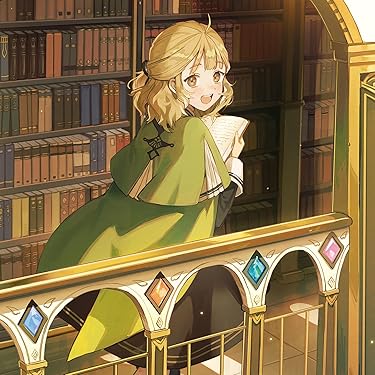 図書館の天才少女　～本好きの新人官吏は膨大な知識で国を救います！～ iPad壁紙 or ランドスケープ用スマホ壁紙(1:1)-1 - マルティナ