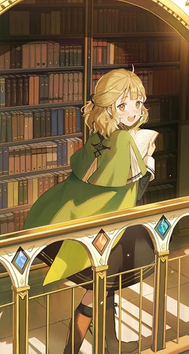 図書館の天才少女　～本好きの新人官吏は膨大な知識で国を救います！～  iPhone/Androidスマホ壁紙(744×1392)-1 - マルティナ