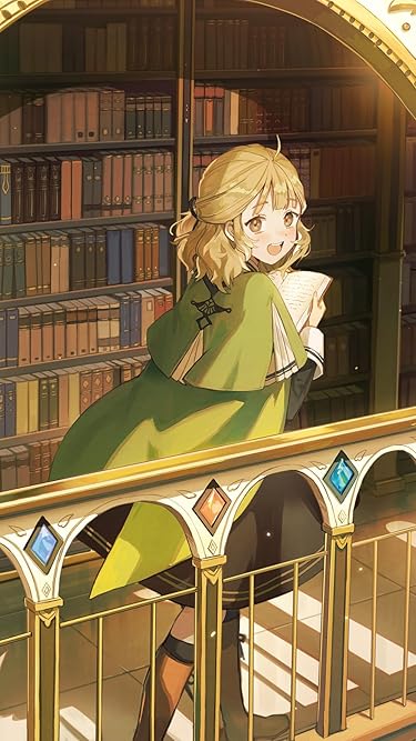 図書館の天才少女　～本好きの新人官吏は膨大な知識で国を救います！～  iPhone/Androidスマホ壁紙(1080×1920)-1 - マルティナ