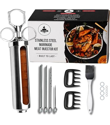 Amazon | The SpitJack Magnum Meat Injector Gun (with 2 needles Amazon | The SpitJack Magnum Meat Injector Gun (with 2 needles