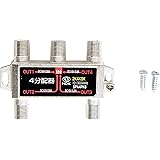 二幸電気工業 アンテナ分配器 4分配 (4K 8K BS CS CATV 地デジ) 屋内用 全端子電流通過型 (SPA4PK8)