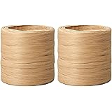 アイメディア 紙ひも 紙紐 長さ50m 2個入 痛くなりにくい リサイクル 荷造り 梱包 ひも 古紙100% 手が痛くなりにくい平らな紙ひも