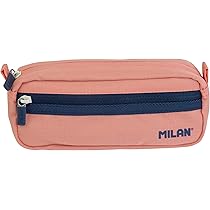 Amazon | MILAN 2ジップペンケース ピンク MLN081148SNCP