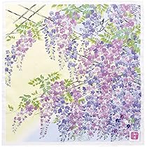 Amazon.co.jp: 山本仁商店(YamamotoJin) 友禅刺繡ハンカチ 藤棚