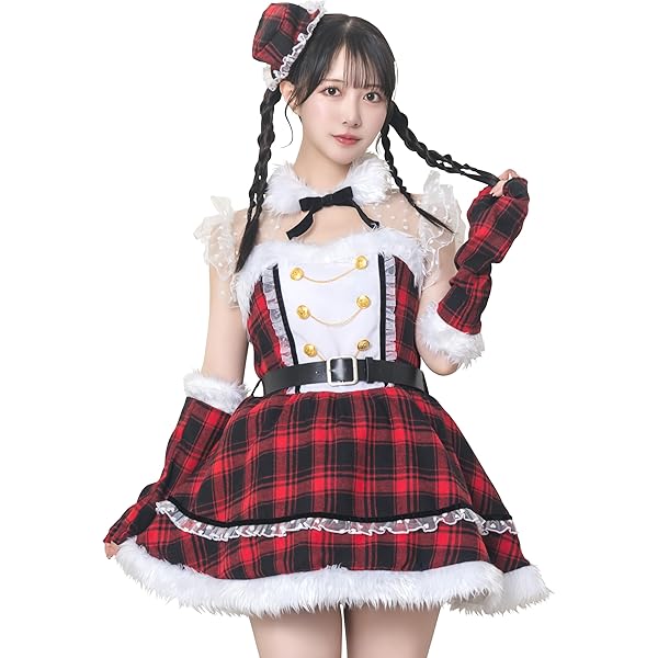 Amazon.co.jp: [Malymoon] コスプレ サンタ バニー 雪うさぎ