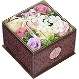Q-FLA(キューフラ) お花のカタチの入浴剤 アンティークボックス バロック パステルピンク 773235