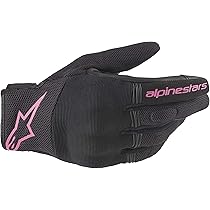 Alpinestars バイクグローブ ブラック/ピンク アルパインスターズ レーシンググローブ カート用 外縫い TECH-1