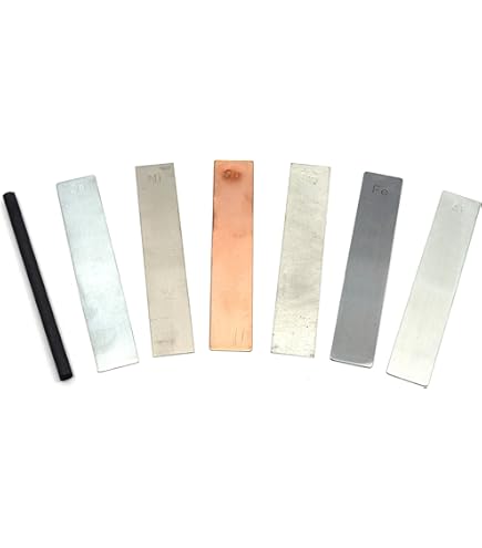 Amazon.co.jp: メタルブロック5点セット 真鍮 銅 鉄 スチール  